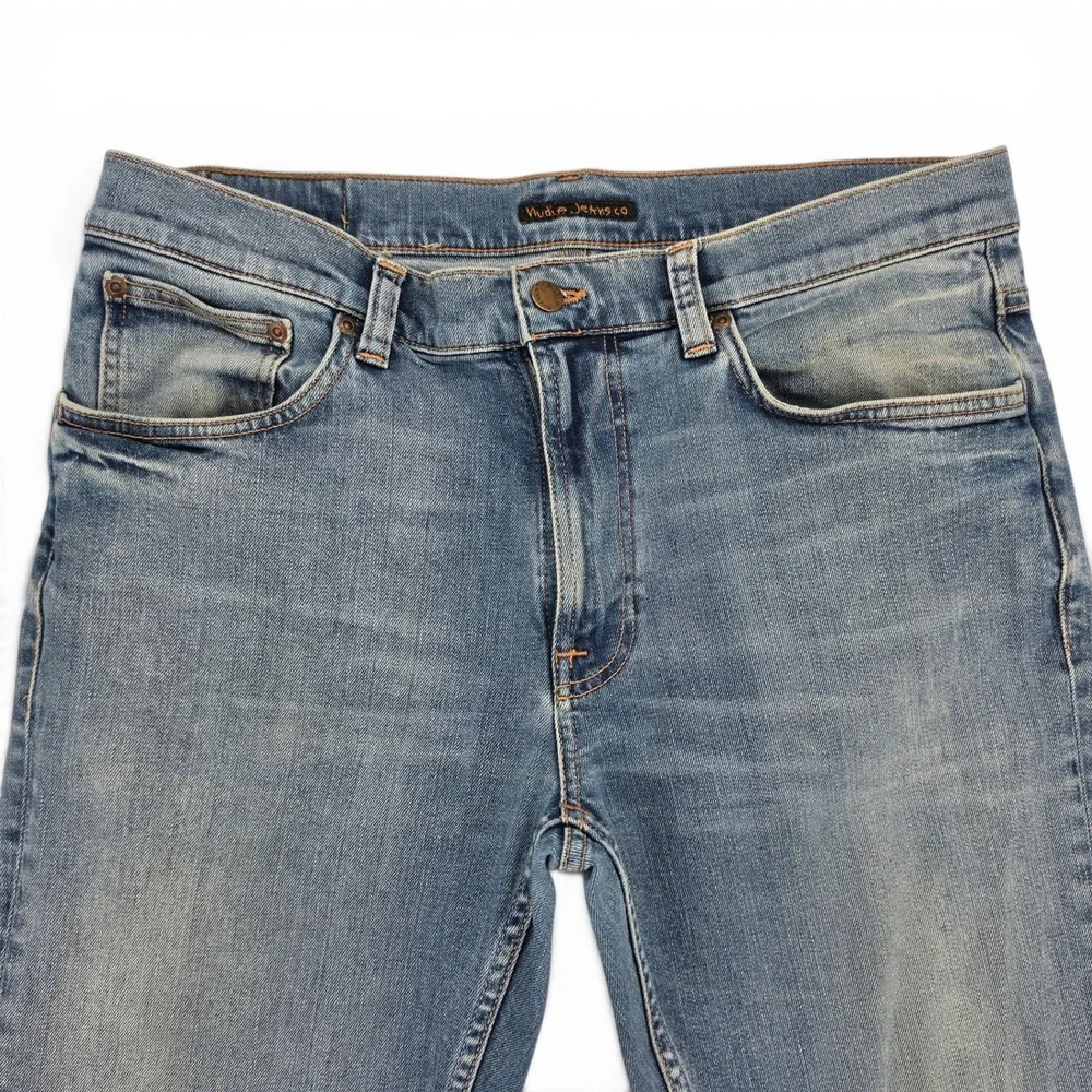 Nudie Jeans Lean Dean 34x32 Slim Taper Stretch Jeans‎ Scandinavian Minimalist